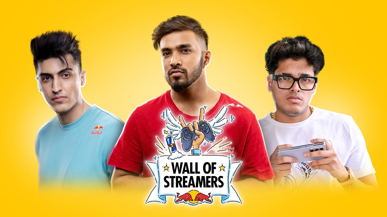 Red Bull Players – Jonathan, Techno, and V3nom to Select India’s Up & Coming Gaming Streamers in the Red Bull Wall of Streamers