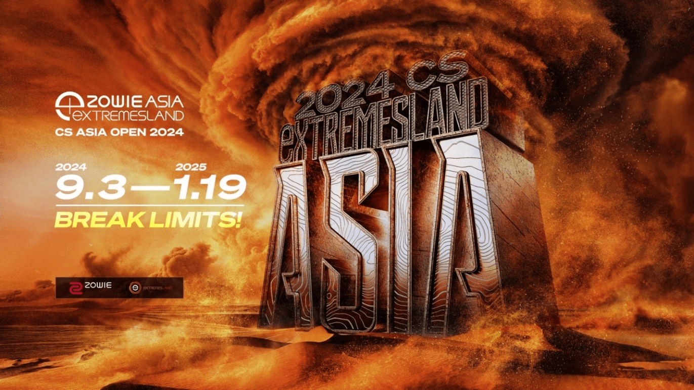 ZOWIE eXTREMESLAND CS Asia Open 2024 Returns with $100K Prize Pool, Registations Open for India Qualifiers