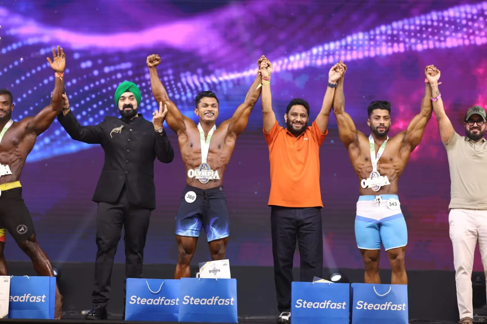 Mr. Olympia Entry Secured by Indian and Thai Winners at The Steadfast Nutrition Pro Show