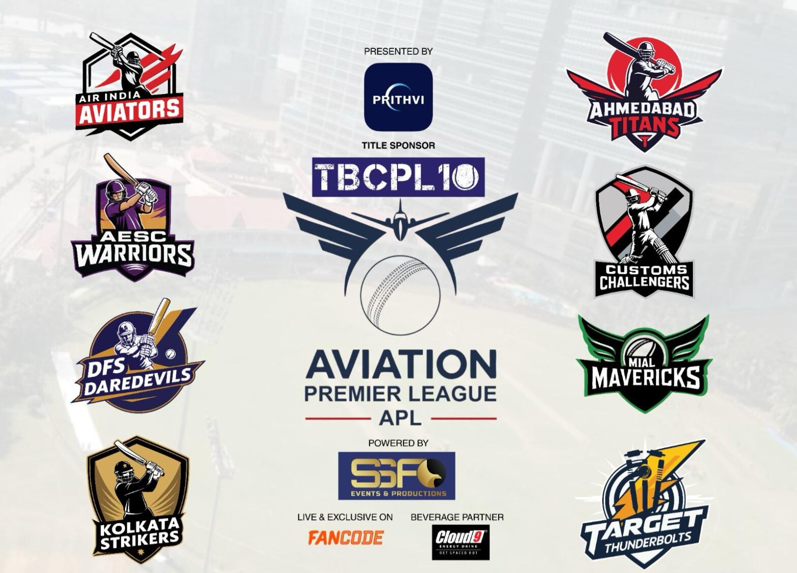 Aviation Premier League Secures Key Sponsors for Highly Anticipated T10 Championship