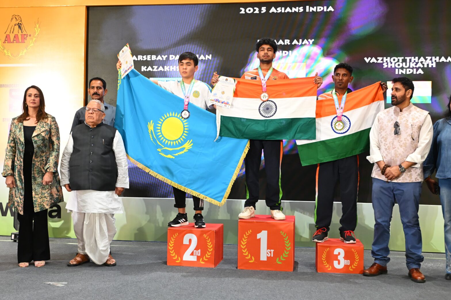 India Shines at Asian Armwrestling Championship, Bags 176 Medal To Take Second Place in the Mega Event