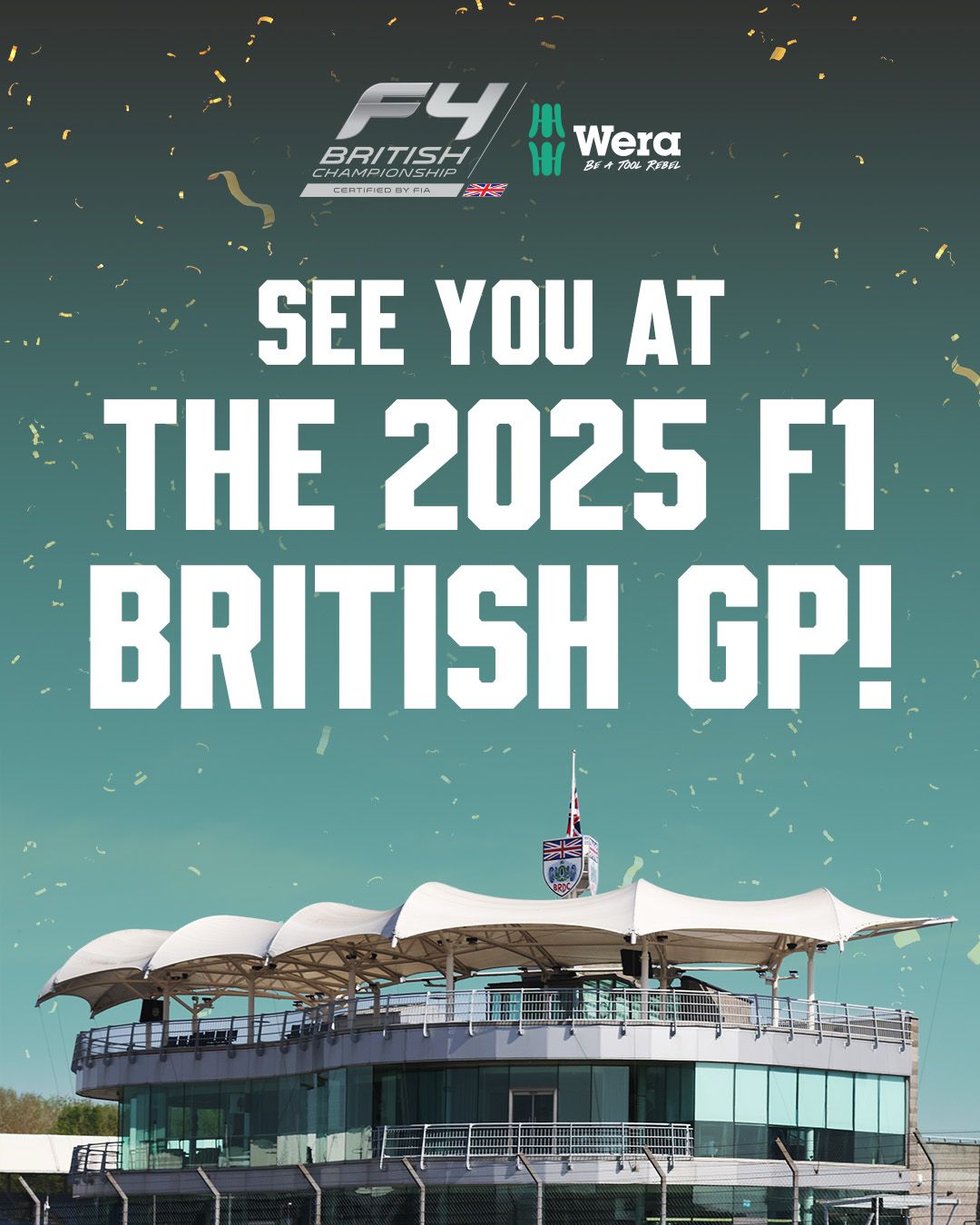 British F4 to race at 2025 Formula 1 British Grand Prix