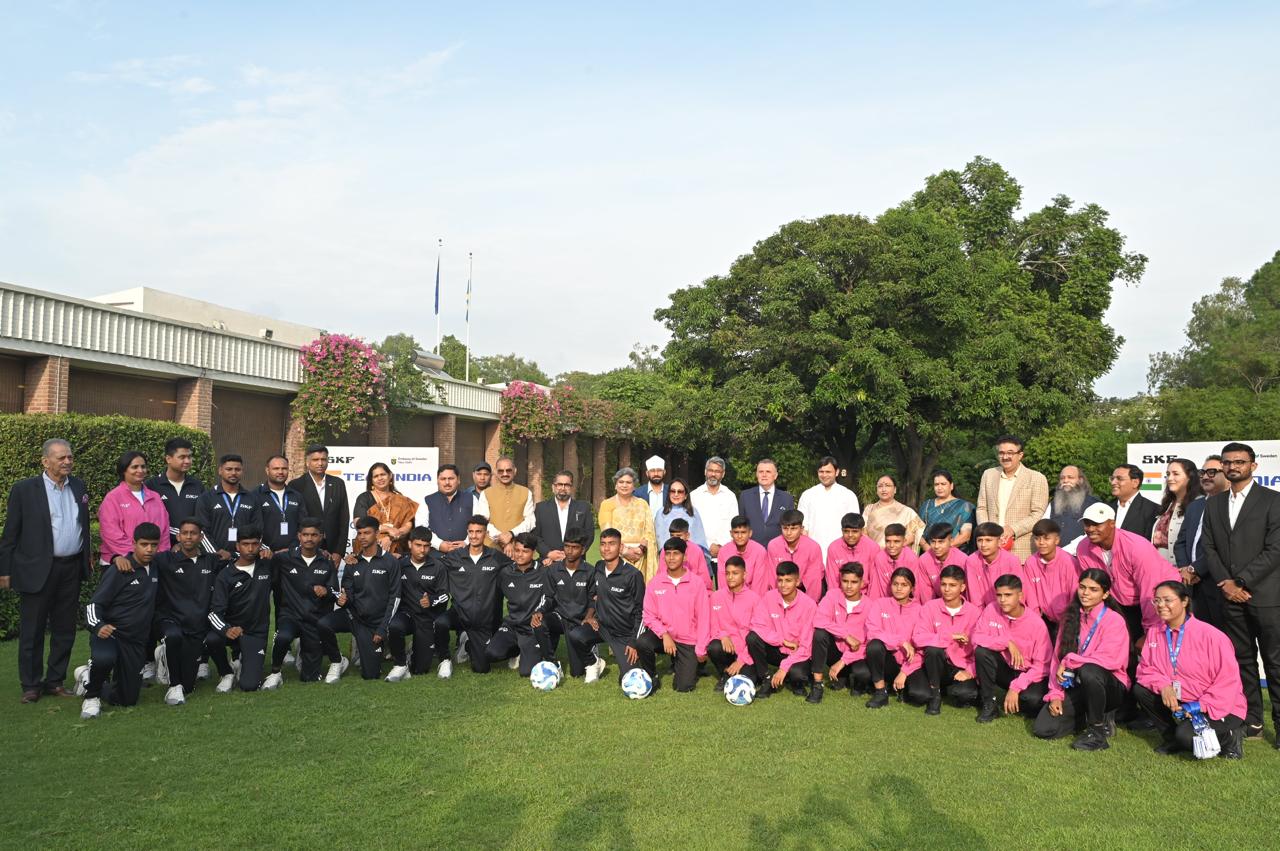 India’s Young Footballers Set to Shine on the Global Stage – Gothia Cup 2025, Sweden: Send-Off Ceremony at Swedish Embassy