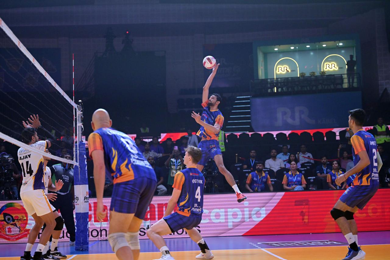 PVL 2025: Mumbai Meteors’ dominance continues with another 3-0 win over Delhi Toofans
