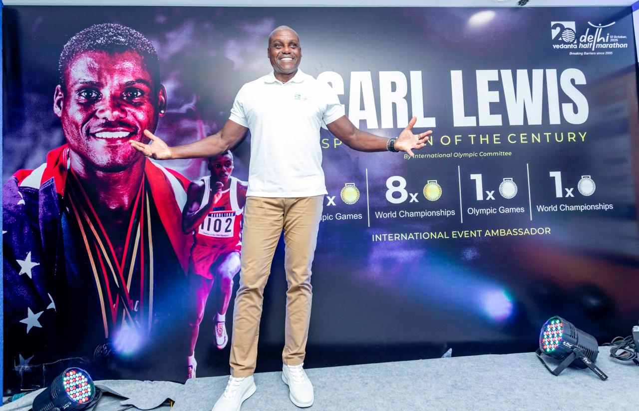 ‘Vedanta Delhi Half Marathon is about inclusion, perseverance, and the power to ignite change,’ says legendary olympian Carl Lewis