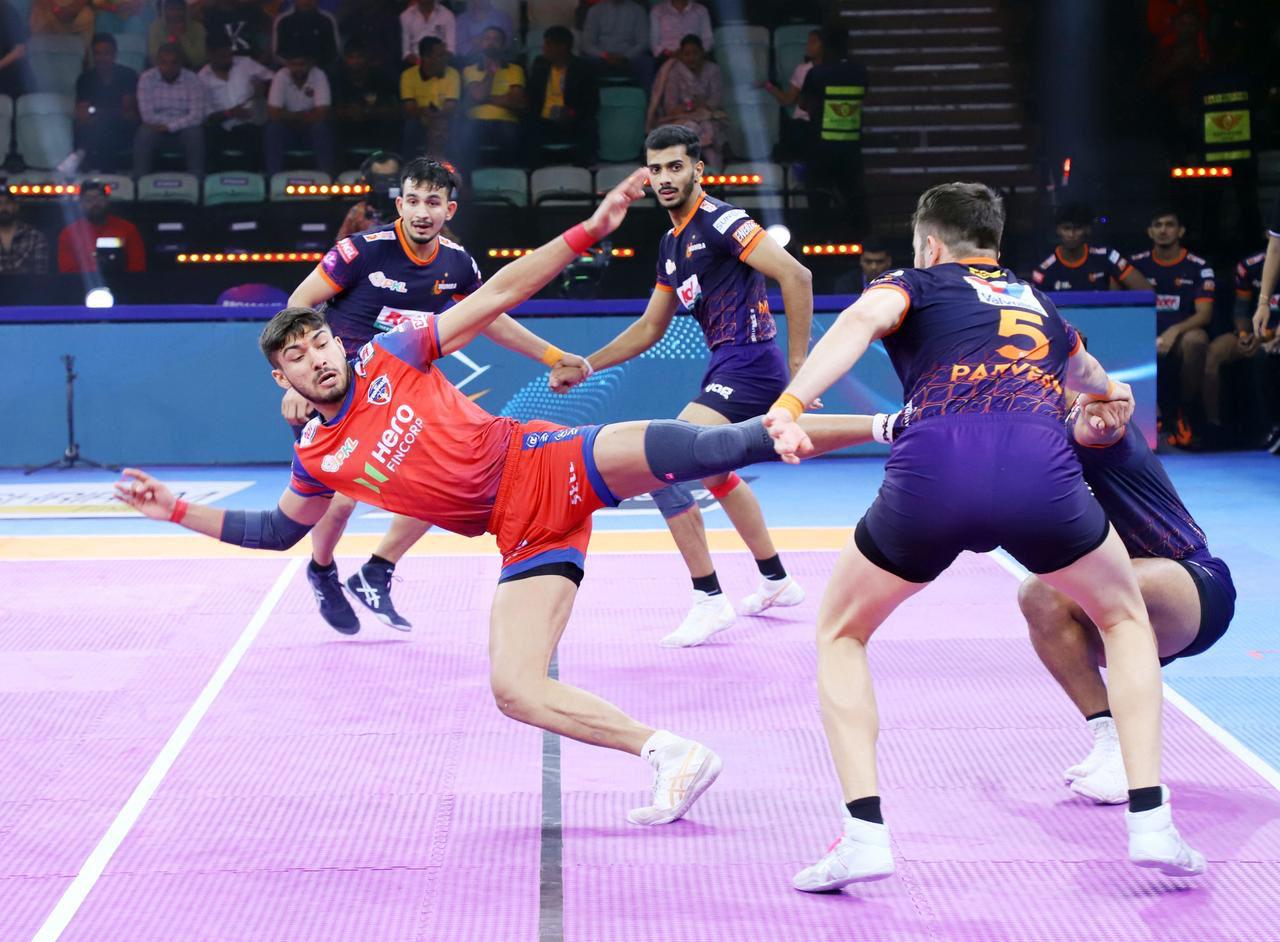 Skipper Sumit Sangwan’s High Five helps UP Yoddhas sign off with a win over U Mumba