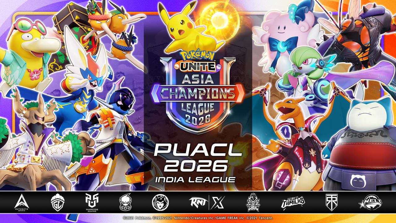 The Pokémon Company and Skyesports Unveil the 2026 Pokémon UNITE Asia Champions League – India